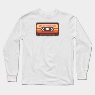 Amyl and the Sniffers 8bit cassette Long Sleeve T-Shirt